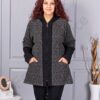 Plus size ζακέτα με μπαρόκ μοτίβα-κωδ 1212-5