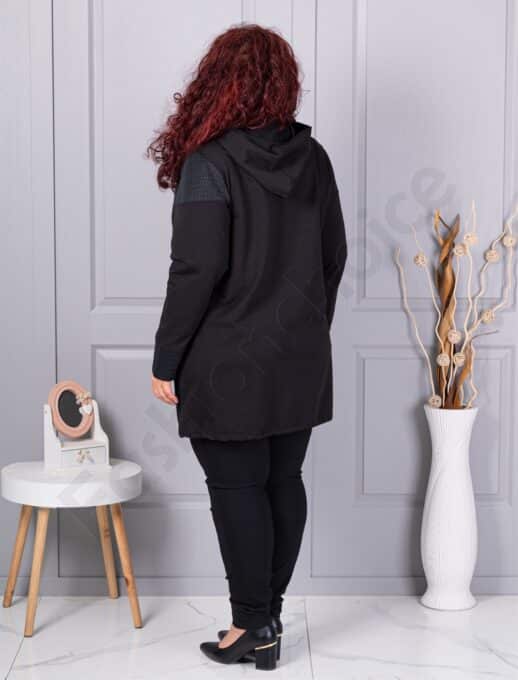 Plus size ζακέτα με μοτίβα δέρματος φιδιού-κωδ 1131