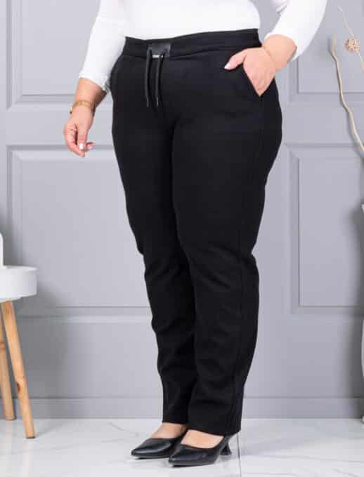 Plus size κοτλέ παντελόνι με ελαστική μέση-κωδ 2497-2