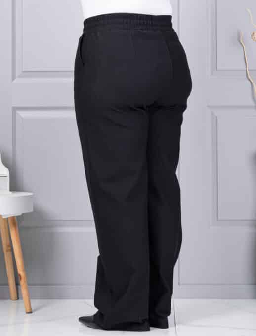 Plus size παντελόνι σε ίσια γραμμή-κωδ 2497-7