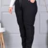 Plus size παντελόνι με πλαϊνή ρίγα-κωδ 2497-6