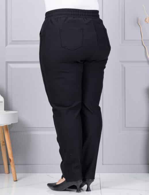 Plus size παντελόνι με πλαϊνή ρίγα-κωδ 2497-6